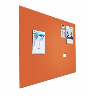 Pinntafel ohne Rahmen Bulletin Orange 60 x 90 cm