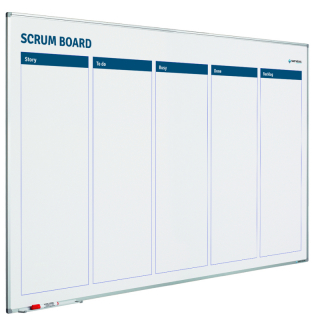 Scrum Whiteboard 120 x 200 cm