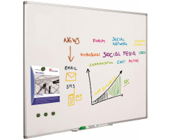 Whiteboard Classic aus lackiertem Stahl