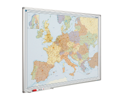 Whiteboard Europakarte 90 x 120 cm