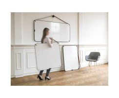 Whiteboard Portable - Tragbare Designtafel doppelseitig...
