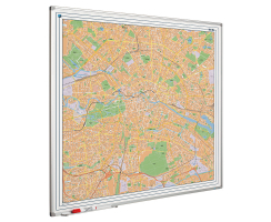 Whiteboard Stadtkarte Berlin 110 x 110 cm
