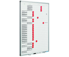 Anwesenheitstafel In-Out 70x60 cm