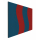 Pinntafel Element Welle rot - blau