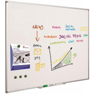 Whiteboard Classic aus lackiertem Stahl