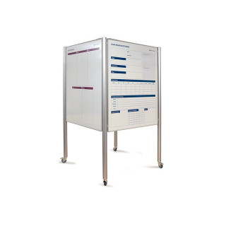 CUBE Tafelsystem 200 cm inkl. 4x Whiteboard 90 x 120 cm