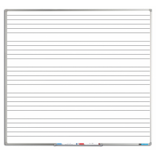 Linierte Schreibtafel wei mit Musiklinien