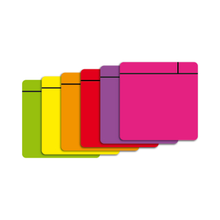 Magnetfolie Symbol Post-It Set 5 Stck