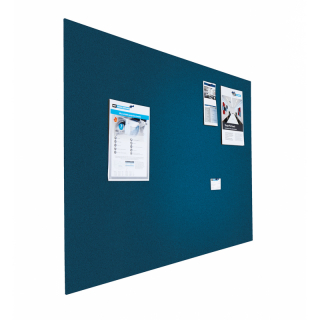 Pinntafel ohne Rahmen Bulletin Blau 120 x 200 cm
