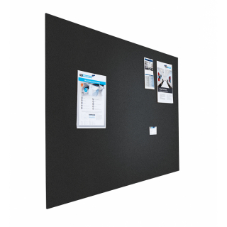 Pinntafel ohne Rahmen Bulletin Schwarz 60 x 90 cm