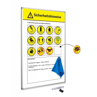 Sicherheitstafel COVID-19