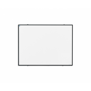Whiteboard emailliert mit schwarzem Rahmen