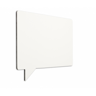 Whiteboard ohne Rahmen Speech aus emailliertem Stahl 90 x 120 cm