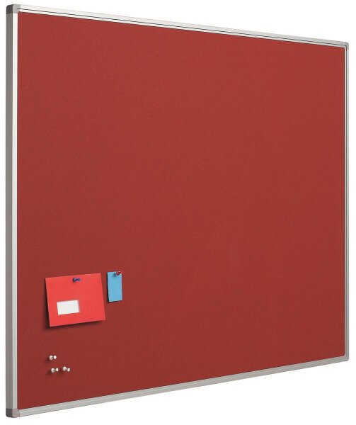 Pinntafel aus Filz (Rot)