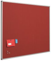 Pinntafel aus Filz (Rot)