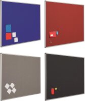 Pinntafel aus Filz (Rot)