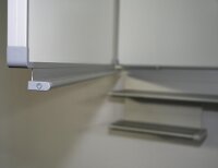 5- Flächen Klappschiebetafel auf Pylonen weiß...