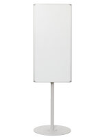 3-Flächentafel drehbar aus lackiertem Stahl 118 x 64 cm