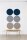 Pinntafel rahmenlos Bulletin Round blau 2214