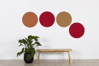 Pinntafel rahmenlos Bulletin Round rot 2210