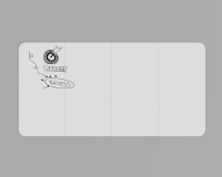 Whiteboard-Wall rahmenlos