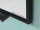 Whiteboard emailliert mit schwarzem Rahmen