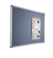 Pinntafel aus Stoff (Pastell-Blau)
