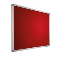 Pinntafel aus Stoff (Intensiv-Rot)