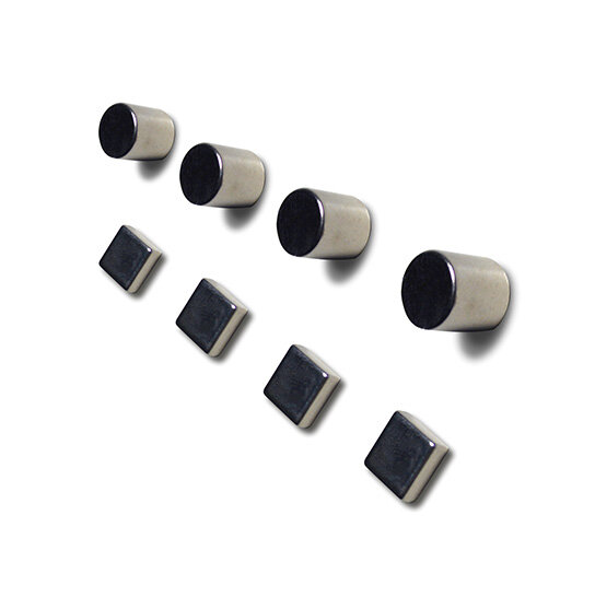 Glastafel Magnete - verchromt