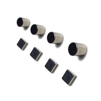 Glastafel Magnete - verchromt