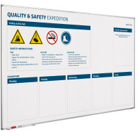 Whiteboard Qualität und Sicherheit